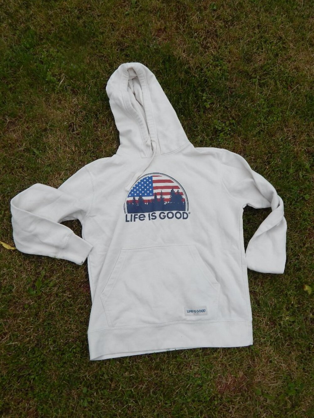 Life is Good Mens Hoodie Size Small